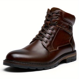 Men's Top Grain Cowhide Boots Casual Boots, Men's Chukka Fashion Boots, Men's Dress Shoes