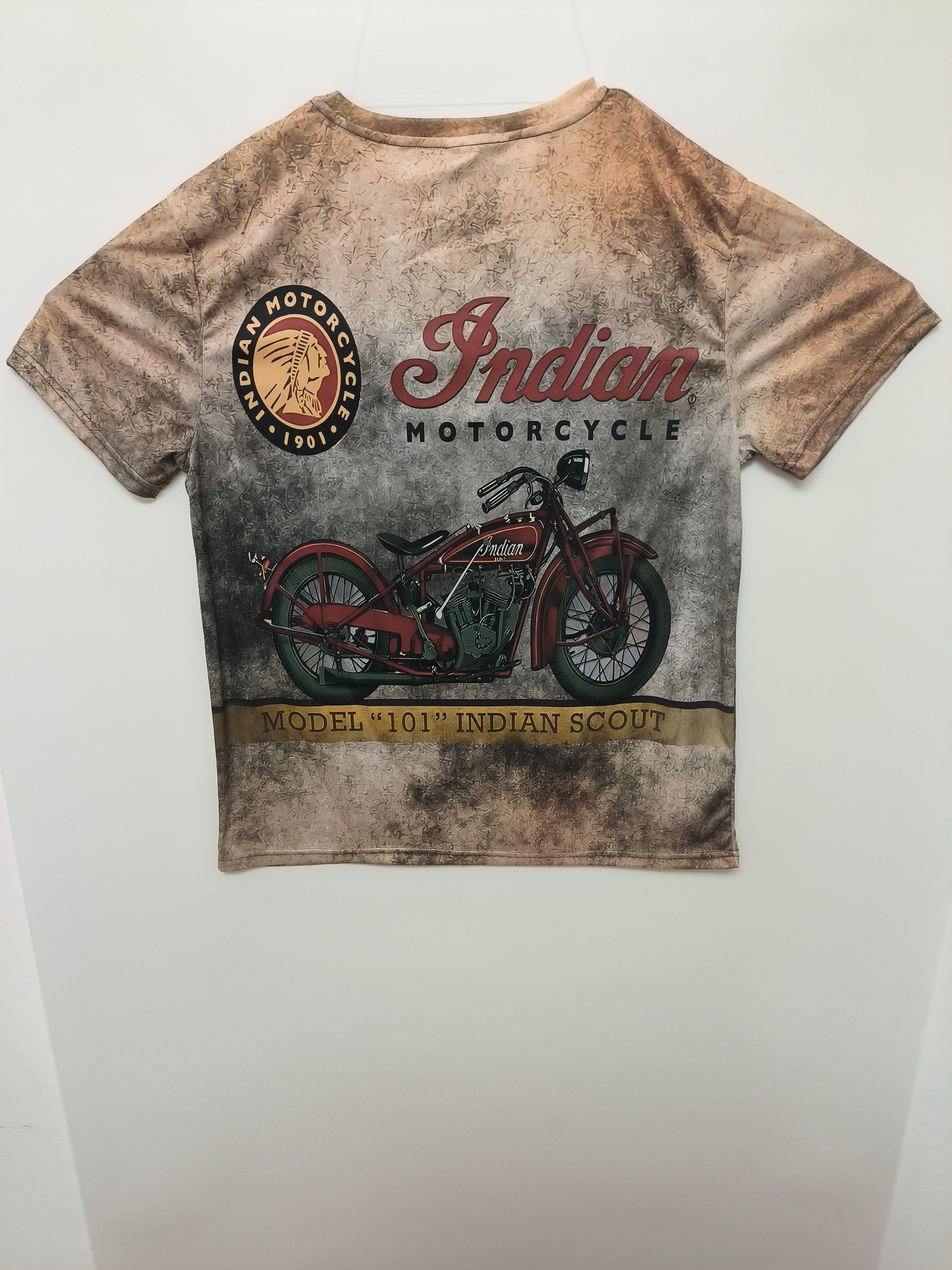 retro style motorcycle print mens graphic t shirt casual comfy tees for summer mens clothing details 20