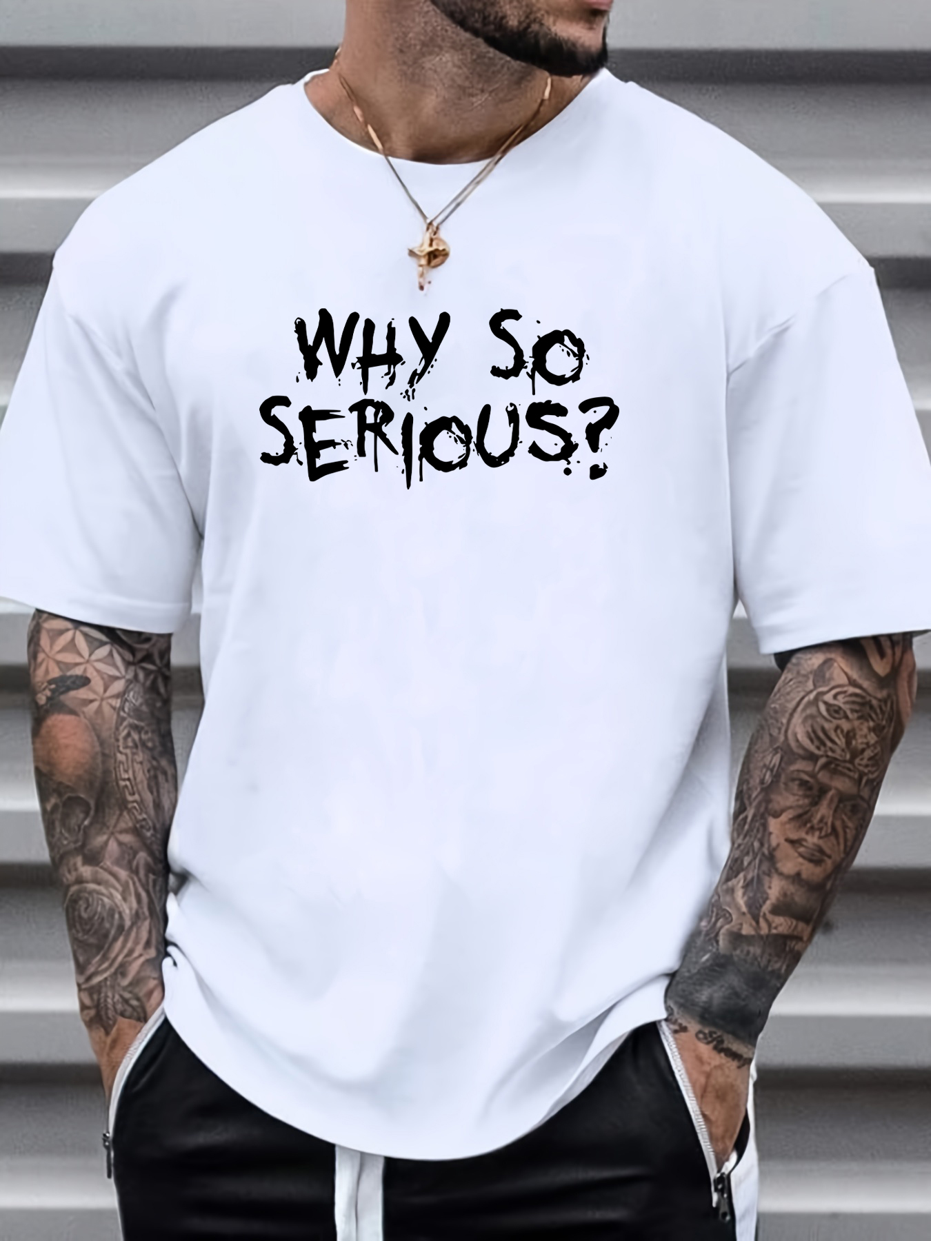 tees for men why so serious print t shirt casual short sleeve tshirt for summer spring fall tops as gifts details 11